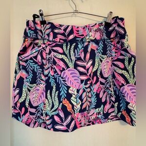 Lilly Pulitzer Luxletic Skirt with Pink and Blue Hues